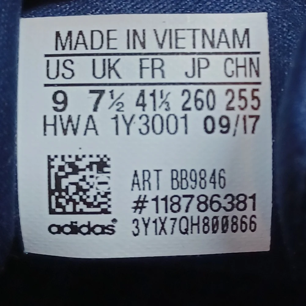 Adidas Cloudfoam Memory Foam Trainers Sneakers Tennis Shoes Navy Blue Women's  9